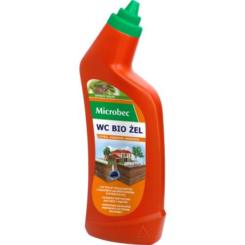 Zdjęcie produktu - BROS Microbec WC Bio Żel do oczyszczania sanitariat&oacute;w, 750ml