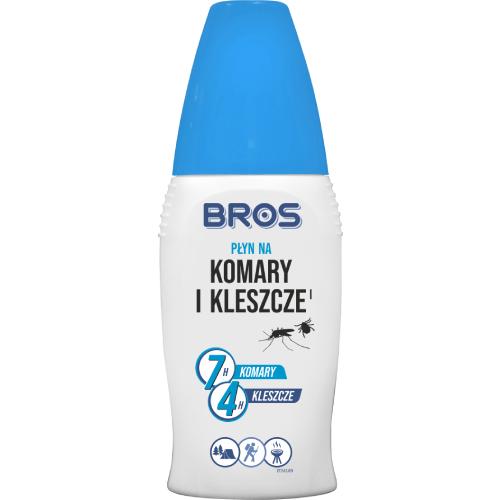 Zdjęcie produktu - BROS Płyn na komary i kleszcze, 50ml