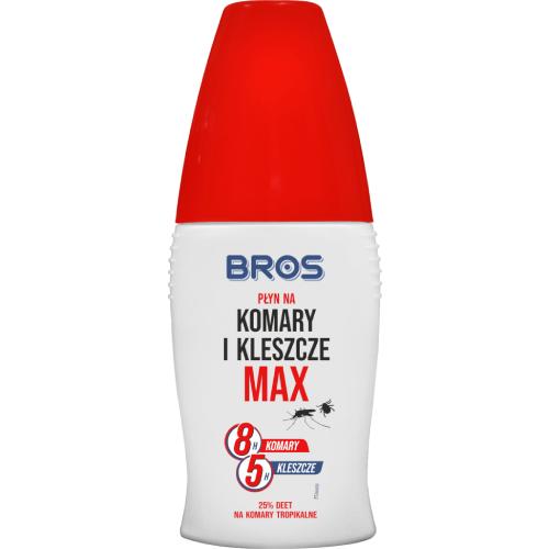 Zdjęcie produktu - BROS Płyn na komary i kleszcze MAX, 50ml