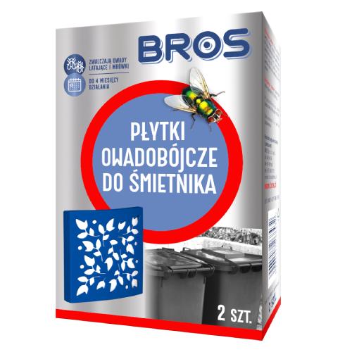 Zdjęcie produktu - BROS Płytki owadob&oacute;jcze do śmietnika, 2szt.