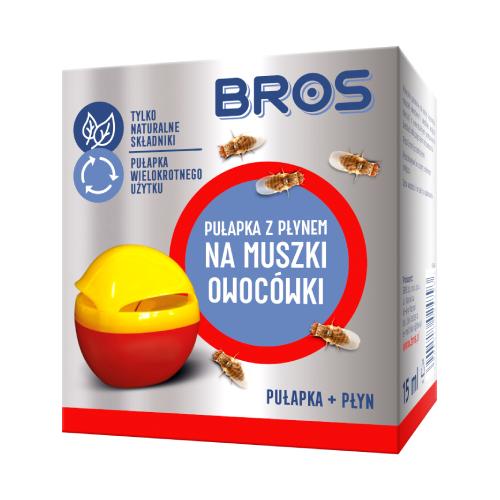 Zdjęcie produktu - BROS Pułapka z płynem na muszki owoc&oacute;wki, 1 szt.