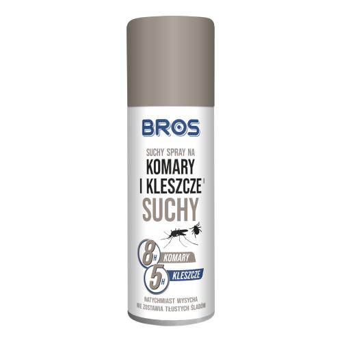 Zdjęcie produktu - BROS Suchy spray na komary i kleszcze, 90 ml