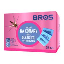 Zdjęcie produktu - BROS Wkłady do Elektro na komary dla dzieci, 20szt.