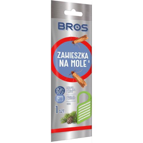 Zdjęcie produktu - BROS Zawieszka na mole cedrowa, 1szt.