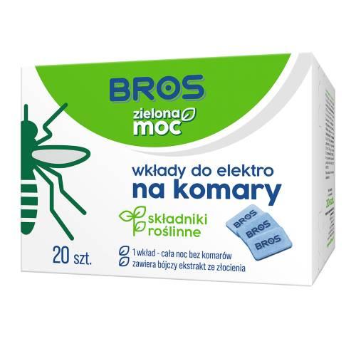 Zdjęcie produktu - BROS Zielona Moc Wkłady do elektro na komary, 20 szt.