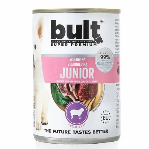 Zdjęcie produktu - Bult Junior Mokra karma dla psa Wołowina z jagnięciną (szczeniak), 400 g