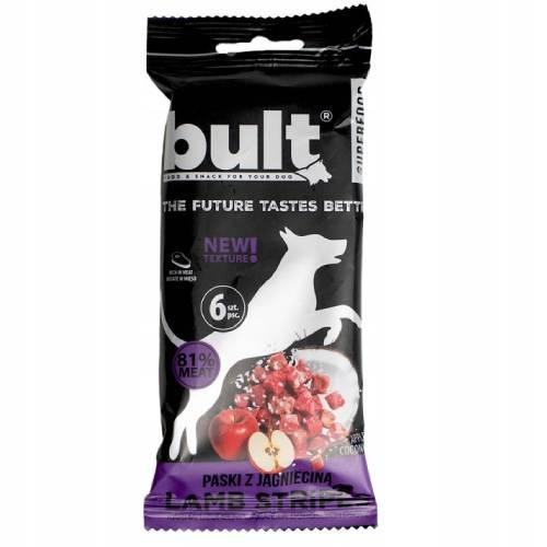 Zdjęcie produktu - Bult Tasty Strips Superfoods Przysmak dla psa Paski z jagnięciną, 6 szt.