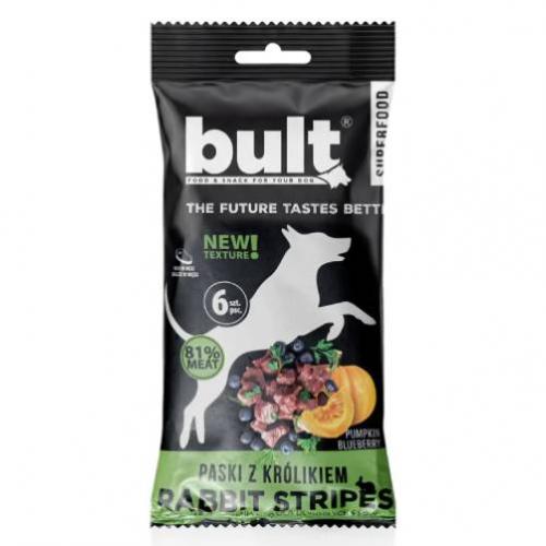 Zdjęcie produktu - Bult Tasty Strips Superfoods Przysmak dla psa Paski z kr&oacute;likiem, 6 szt.