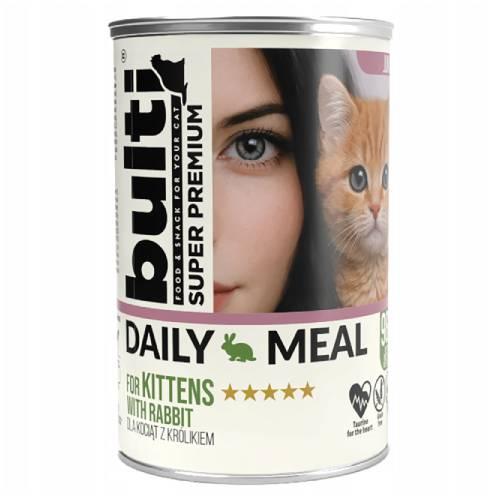 Zdjęcie produktu - Bulti Daily Meal Kitten Mokra karma dla kota Kr&oacute;lik (kociak), 400 g