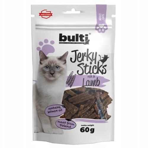Zdjęcie produktu - Bulti Jerky Sticks Przysmak dla kota Jagnięcina, 60 g