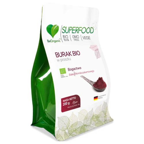 Zdjęcie produktu - BeOrganic Burak BIO w proszku, 200 g