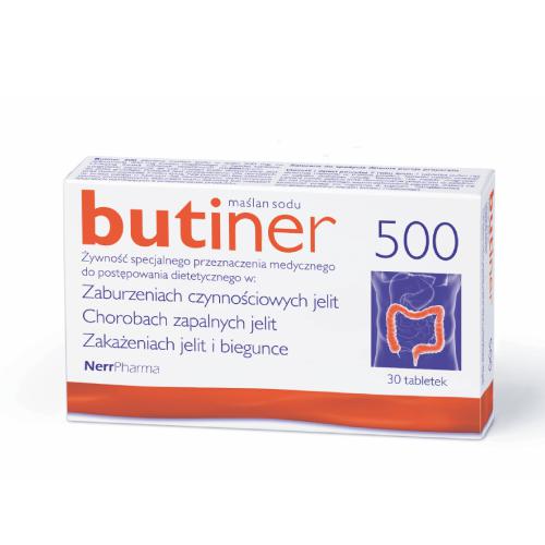 Zdjęcie produktu - Butiner 500, 30 tabletek