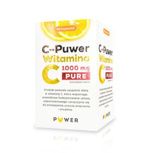 Zdjęcie produktu - C-Puwer Witamina C PURE 1000mg, 90 kapsulek