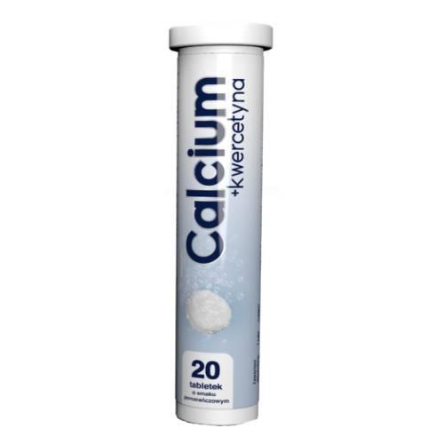 Zdjęcie produktu - CALCIUM + kwercetyna, 20 tabletek musujących