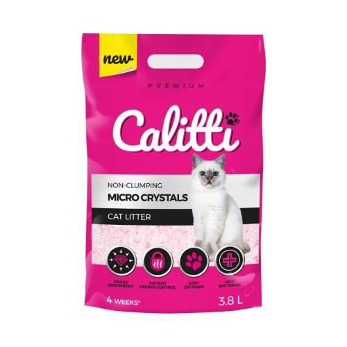 Zdjęcie produktu - Calitti Micro Crystals Drobny silikonowy żwirek dla kota, 3,8l USZKODZONE OPAKOWANIE FOLIOWE