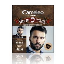 CAMELEO MEN GREY OFF Farba do włos&oacute;w i brody - 1.0 czarny,  2x15ml 