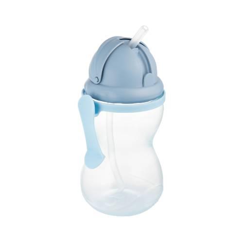 Zdjęcie produktu - CANPOL BABIES Bidon ze składaną rurką silikonową niebieski 12m+ 370ml 56/113