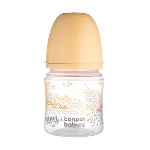 Zdjęcie produktu - CANPOL BABIES Butelka antykolkowa EasyStart Mountains 0m+ 120ml beige 35/242