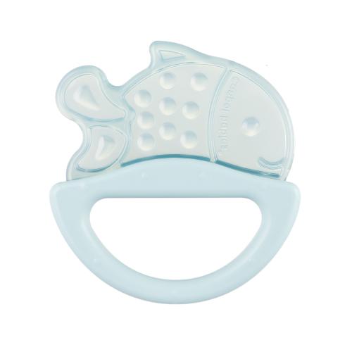 Zdjęcie produktu - CANPOL BABIES Gryzak elastyczny z grzechotką niebieska ryba 13/107, 1szt.