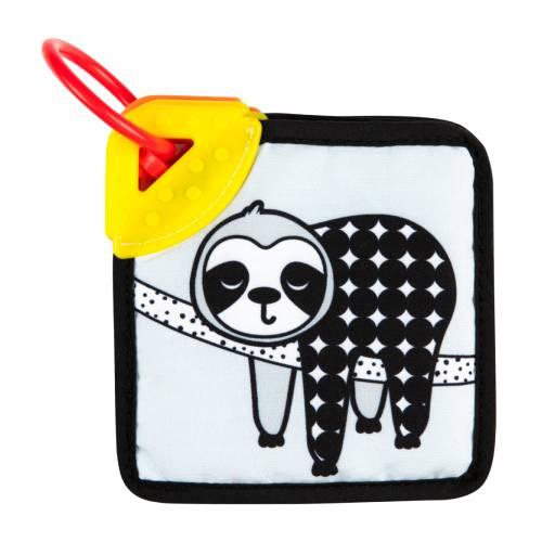 Zdjęcie produktu - CANPOL BABIES Miękkie kontrastowe karty sensoryczne z gryzakiem BabiesBoo 68/096