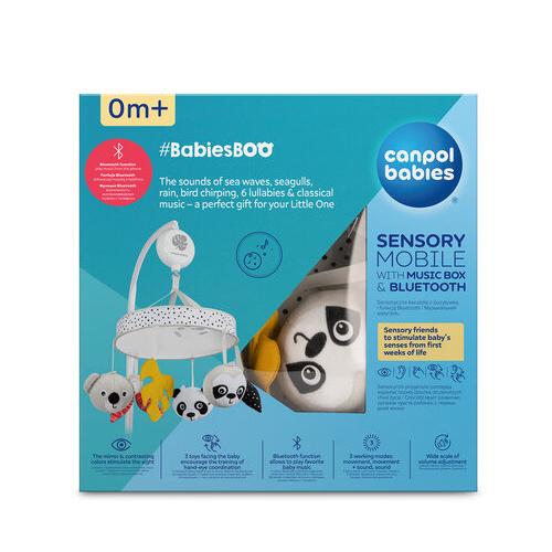 CANPOL BABIES Sensoryczna karuzela z pozytywką bluetooth BabiesBoo