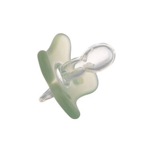 Zdjęcie produktu - CANPOL BABIES Smoczek 100% silikonowy 0-6m symetryczny 24/001 zielony