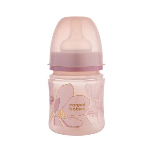 Zdjęcie produktu - CANPOL BABIES Butelka antykolkowa EasyStart GOLD 0m+ 120ml R&oacute;żowa 35/239