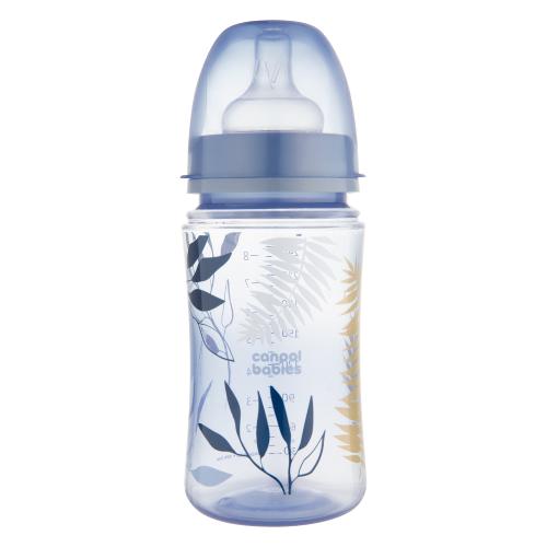 CANPOL BABIES Butelka antykolkowa EasyStart GOLD 3m+ 240ml Niebieska 35/240