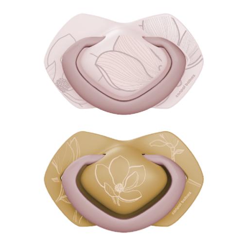 Zdjęcie produktu - CANPOL BABIES Smoczek silikonowy symetryczny Light touch 0m+ GOLD 22/664_pin