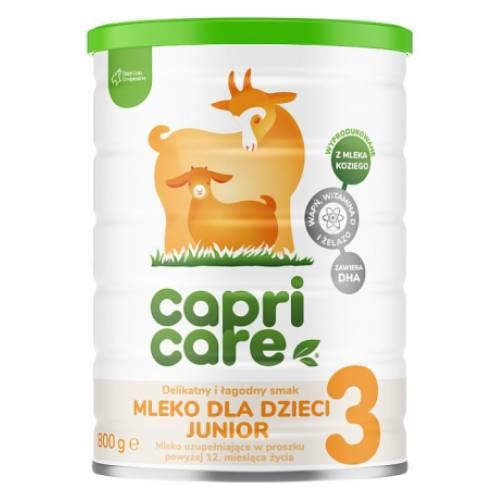 Zdjęcie produktu - Capricare 3 mleko dla dzieci junior oparte na mleku kozim powyżej 12. miesiąca życia, 800 g