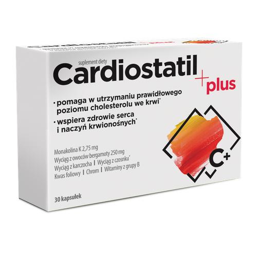 Zdjęcie produktu - Cardiostatil Plus, 30 kaps. - zawiera monakolinę K i wyciąg z owoc&oacute;w bergamoty