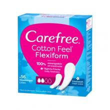 Zdjęcie produktu - Carefree Cotton Flexiform Wkładki higieniczne, 56 sztuk