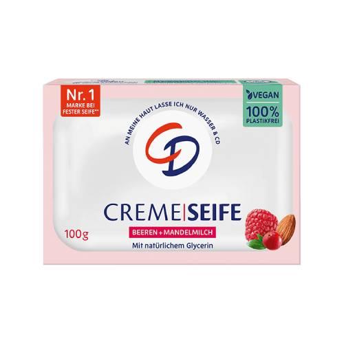 Zdjęcie produktu - CD Creme Mydło w kostce z gliceryną Jagody i Mleczko Migdałowe, 100 g