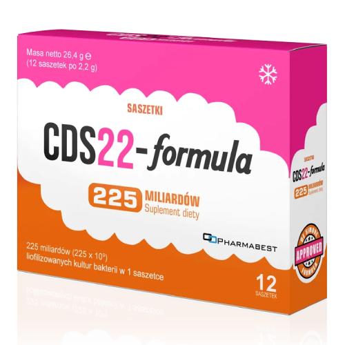 Zdjęcie produktu - CDS22-formula 225 mld proszek do sporządzenia zawiesiny, 12 sasz. (dawniej Vivomixx)