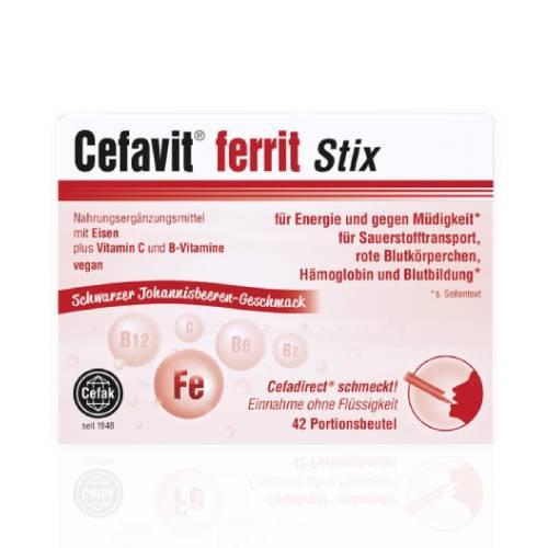 Zdjęcie produktu - Cefavit ferrit Stix, 42sasz.