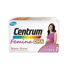 Centrum Femina 1 DHA w trakcie ciąży, 30tab. + 30kaps.