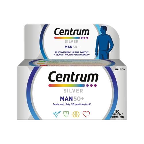 Zdjęcie produktu - Centrum Silver Man 50+, 90 tabl. - witaminy dla mężczyzn