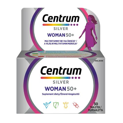 Zdjęcie produktu - Centrum Silver WOMAN 50+, 30 tabl.