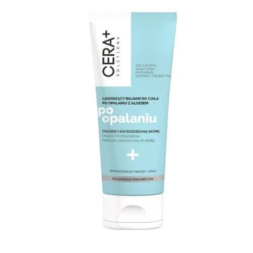 Zdjęcie produktu - Cera+ Solutions Łagodzący balsam do ciała po opalaniu z aloesem, 200 ml