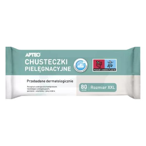 Zdjęcie produktu - APTEO Chusteczki pielęgnacyjne rozmiar XXL, 80 szt.