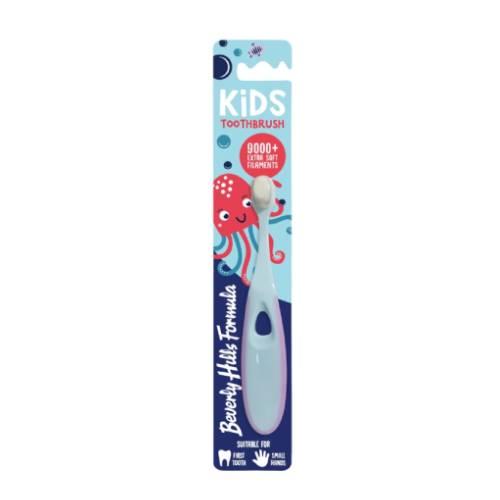Zdjęcie produktu - Beverly Hills Formula Kids 9008 Extra Soft Szczoteczka do zęb&oacute;w dla dzieci niebieska