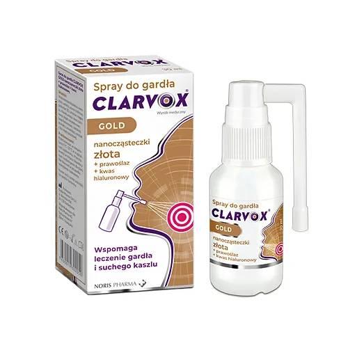 Zdjęcie produktu - CLARVOX Gold Spray do gardła, 30ml