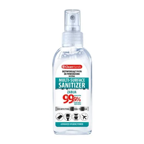 Zdjęcie produktu - CleanHands Dezynfekujący płyn do powierzchni, 100 ml