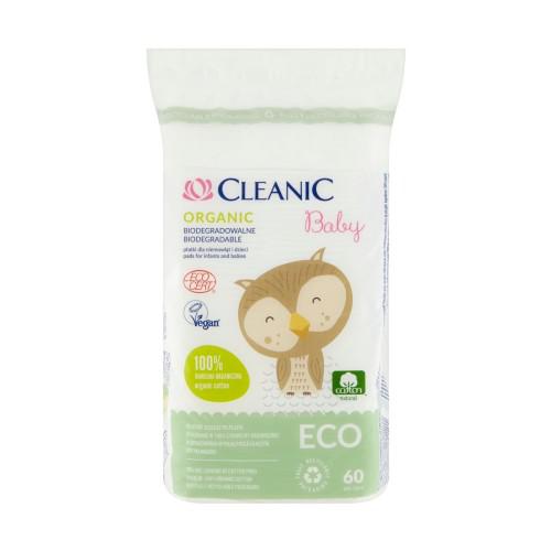 Zdjęcie produktu - CLEANIC BABY ORGANIC Eco Płatki dla niemowląt i dzieci, 60 sztuk