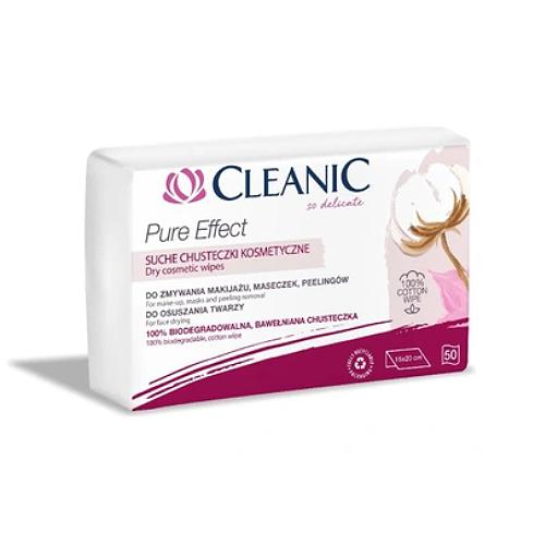 Zdjęcie produktu - CLEANIC Chusteczki do pielęgnacji twarzy, 50 szt.