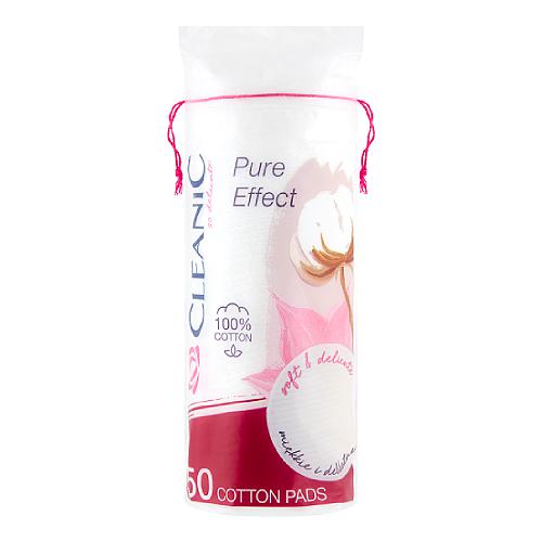 Zdjęcie produktu - CLEANIC Pure Effect Płatki kosmetyczne okrągłe, 50szt.