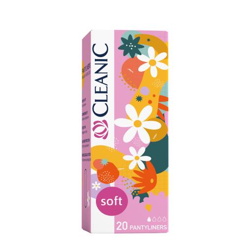 Zdjęcie produktu - CLEANIC SOFT Wkładki higieniczne dla kobiet, 20szt.