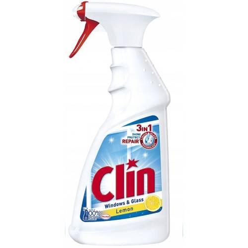 Zdjęcie produktu - CLIN Lemon Płyn do mycia powierzchni szklanych, 500ml
