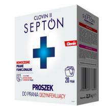 Zdjęcie produktu - Clovin Septon II Hipoalergiczny dezynfekujący proszek do prania i dezynfekcji 2,3kg