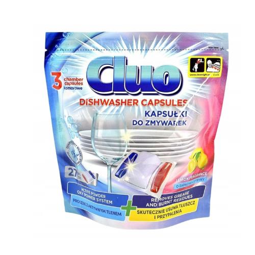 Zdjęcie produktu - Cluo kapsułki do zmywarki, 27szt.
